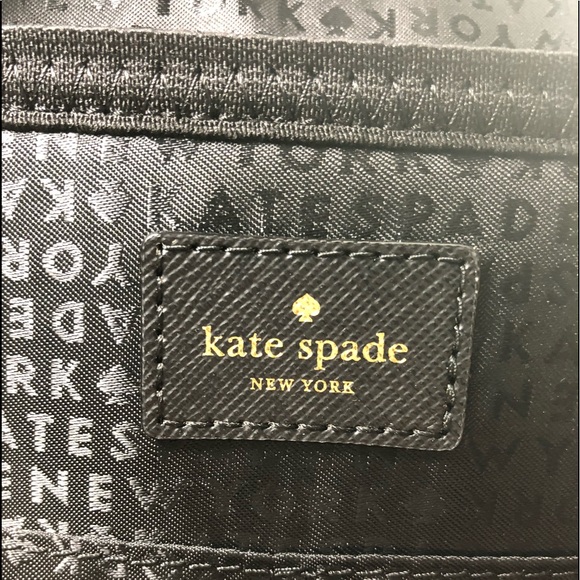 New! Kate Spade Large Nylon Laptop Backpack Black - Picture 7 of 8